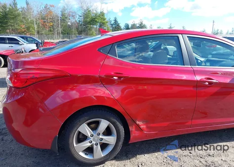 2013 Hyundai Elantra Gls from USA, damaged, VIN KMHDH4AE0DU945875